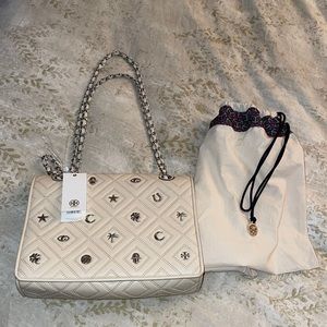 RARE FIND 100% Authentic Tory Burch Fleming Charm “Farida” Shoulder Bag